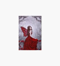 Winter Rose Butterfly Fairy Art Board