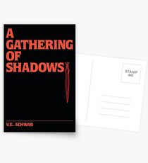 A Gathering of Shadows: Typography Postcards