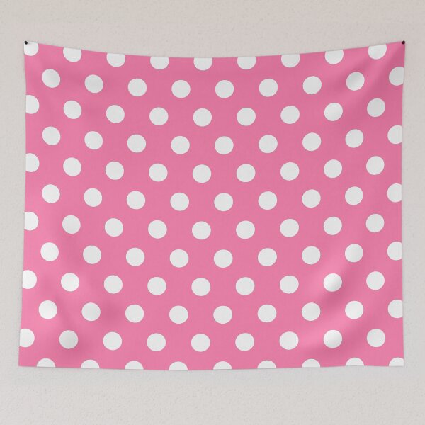 Item preview, White and Pink Polka Dots designed and sold by patterniastudio.