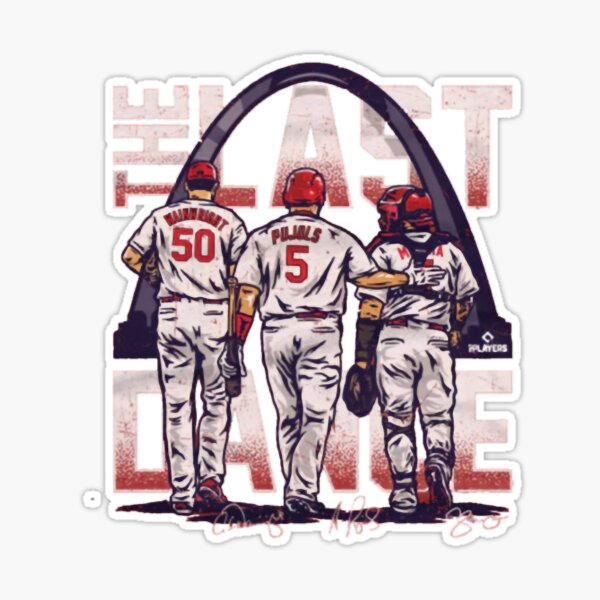 2022 St Louis Cardinals The Last Dance Farewell Tour Waino Yadi Signatures  Unisex T-Shirt