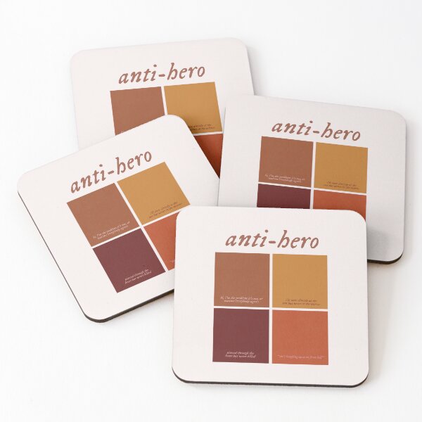 Item preview, anti-hero lyric color palette / graphic design designed and sold by viviennesworld.