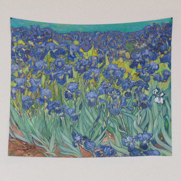 Item preview, Irises Vincent Van Gogh designed and sold by maniacfitness.