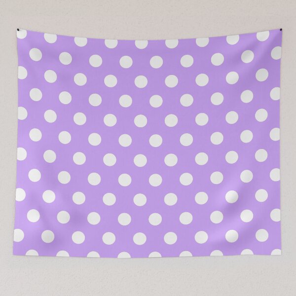 Item preview, White and Lilac Polka Dots designed and sold by patterniastudio.
