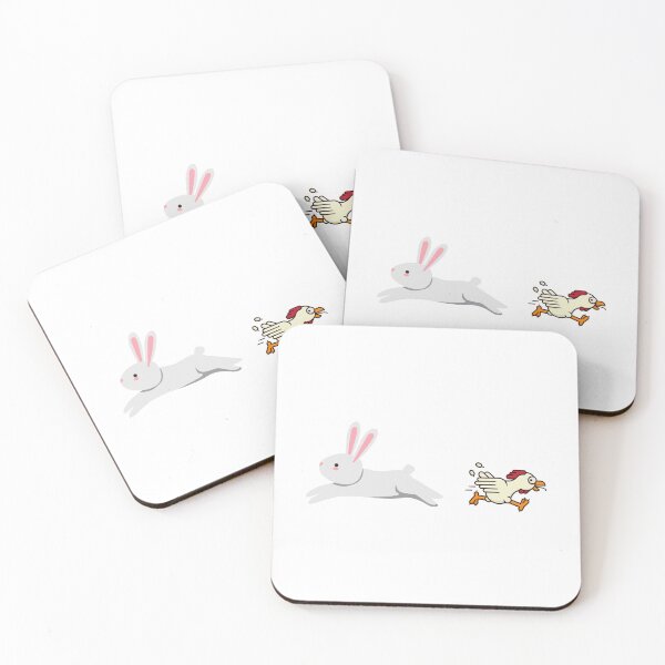 Item preview, The rabbit and the chicken run away designed and sold by The Love Quill.