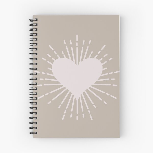 Item preview, Dreamy Aesthetic Sparkling Heart Cute & Minimalist In Pastel Colors Light Taupe designed and sold by scorpiolane.