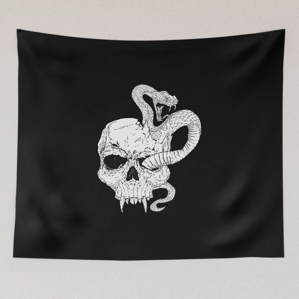 Item preview, Snake and Skull designed and sold by MysticMoonVibes.