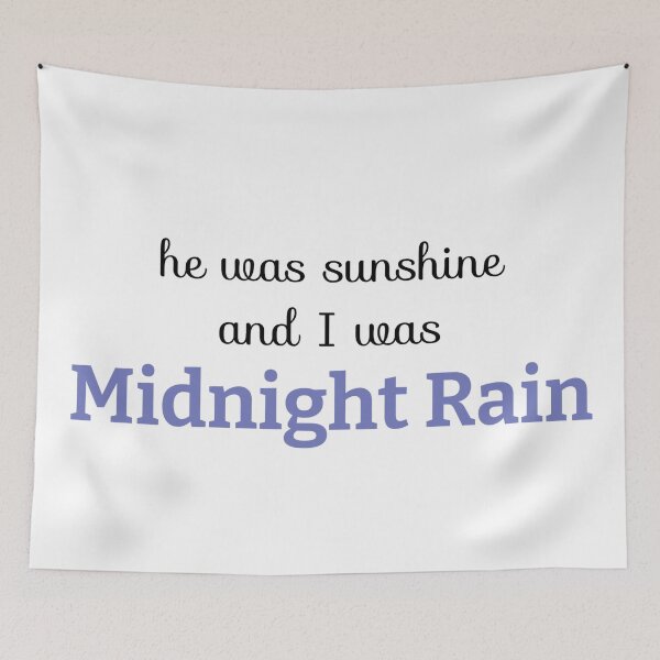 Item preview, Midnight Rain from Midnights by Taylor Swift 6/21 designed and sold by Gloristique.