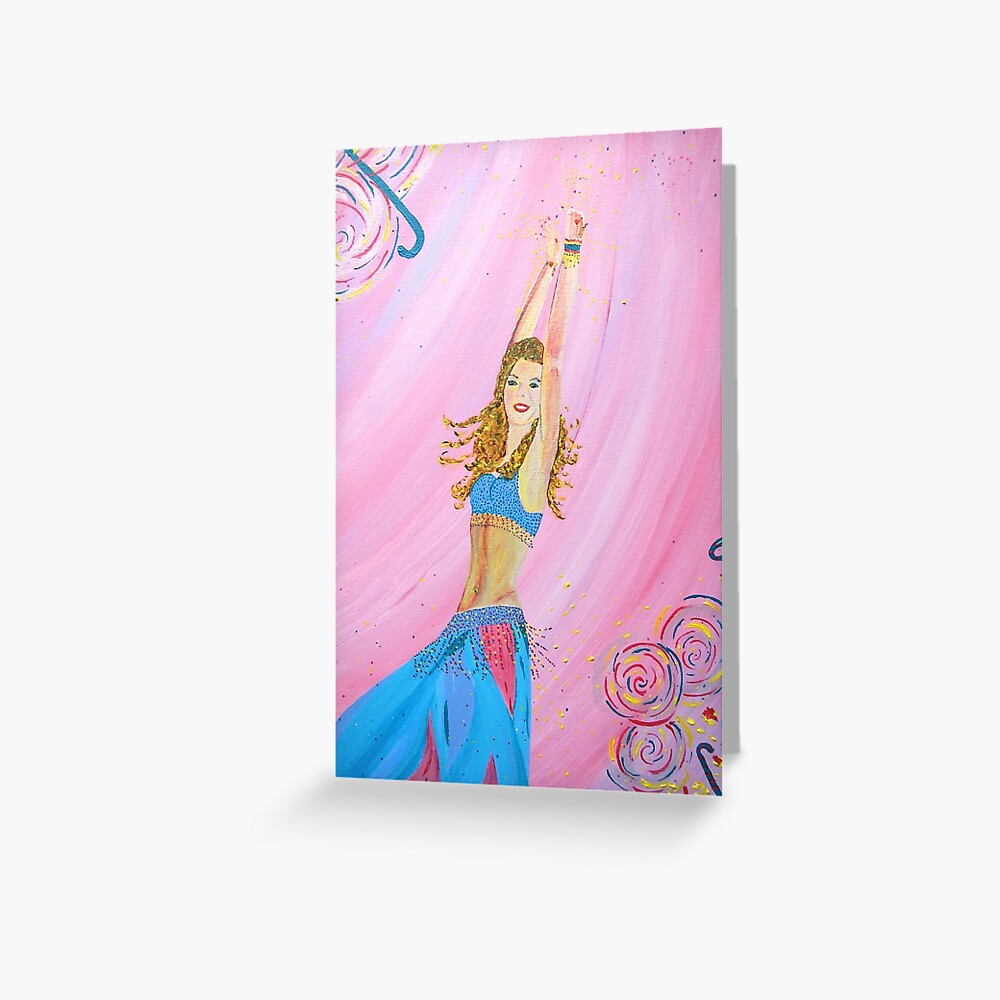 Candy Belly Dancer Greeting Card