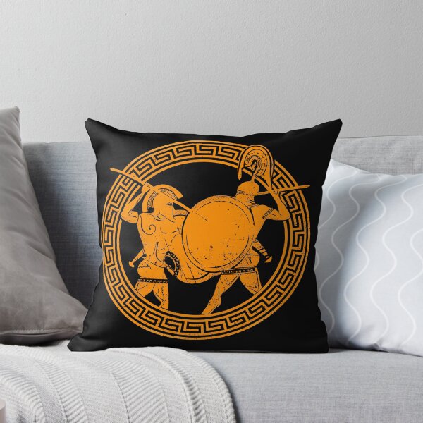 Item preview, Old greek amphora warriors designed and sold by VinagreShop.