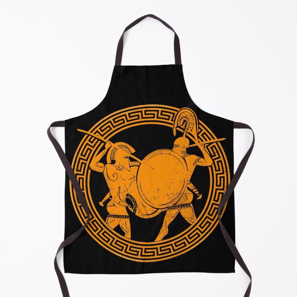 Item preview, Old greek amphora warriors designed and sold by VinagreShop.