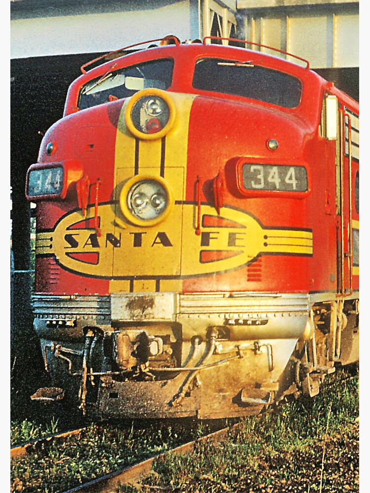Vintage poster locomotive diesel locomotive usa trains usa train