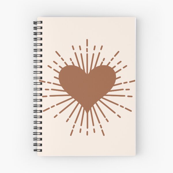 Item preview, Dreamy Aesthetic Sparkling Heart Cute & Minimalist In Pastel Colors Cream & Brown designed and sold by scorpiolane.
