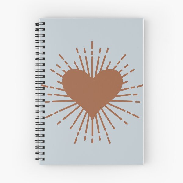 Item preview, Dreamy Aesthetic Sparkling Heart Cute & Minimalist In Pastel Colors Gray Blue & Brown designed and sold by scorpiolane.