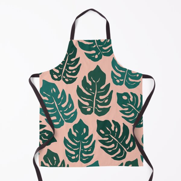 Item preview, Iconic Monstera Leaves in Pink and Green designed and sold by Deutschic.