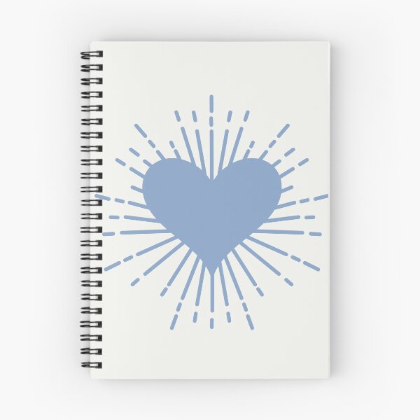 Item preview, Dreamy Aesthetic Sparkling Heart Cute & Minimalist In Pastel Colors Light & Dark Blue designed and sold by scorpiolane.