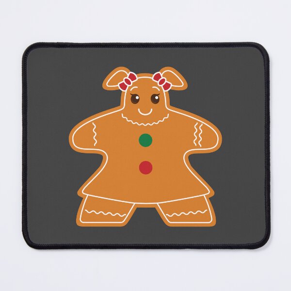 Item preview, Gingerbread Girl Meeple designed and sold by geekyT.