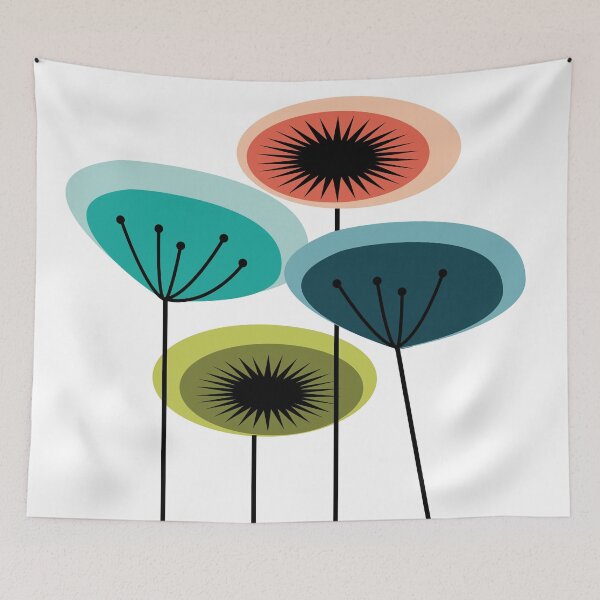 Item preview, Flowers - Mid Century designed and sold by Lore White.