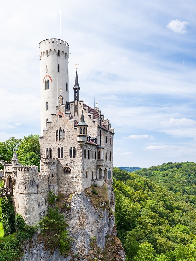 Lichtenstein castle in Germany by Juhku
