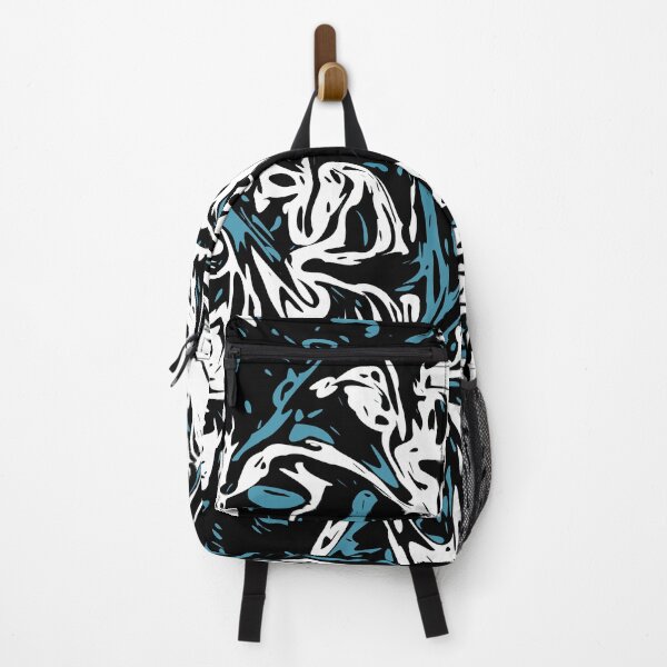 Item preview, Blue Black White Expressive Abstraction designed and sold by SpieklyArt.