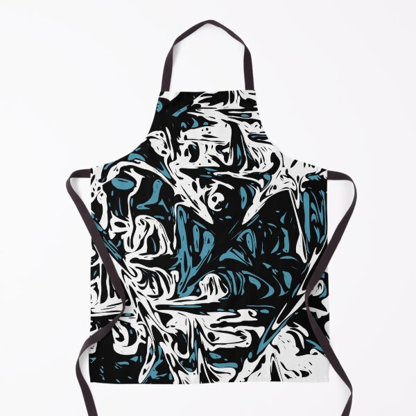 Item preview, Blue Black White Expressive Abstraction designed and sold by SpieklyArt.