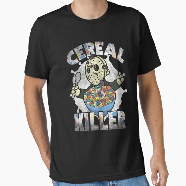 Item preview, Cereal Killer Jason Funny 80s Horror Serial Killer Parody designed and sold by RandomWeird.