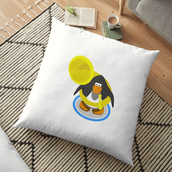 Tuba Penguin Floor Pillow