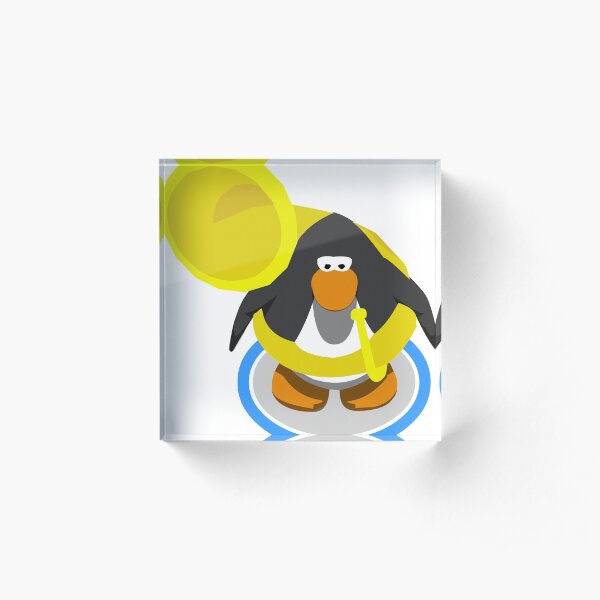 Tuba Penguin Acrylic Block