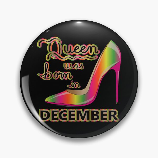 Artikelvorschau, Königin wurde im Dezember geboren. High Heel mit Farbverlauf entworfen und verkauft von Isma Saleem.