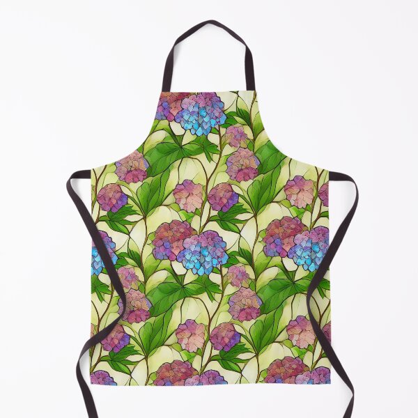 Item preview, Stained Glass Colourful Hydrangea Pattern designed and sold by Lap Huynh.