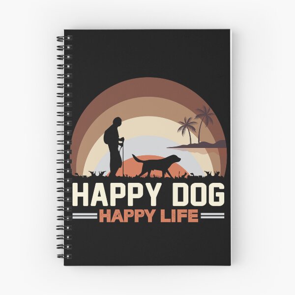 Item preview, Happy Dog Happy Life Doglover Decoration designed and sold by netdota.