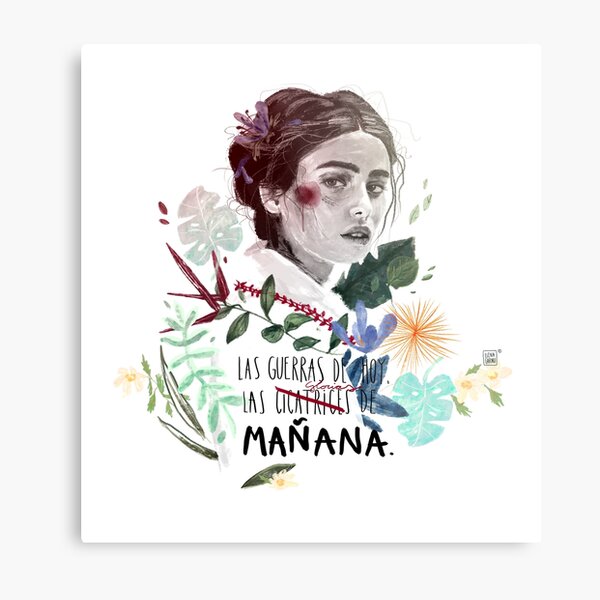 LILI by elenagarnu Metal Print