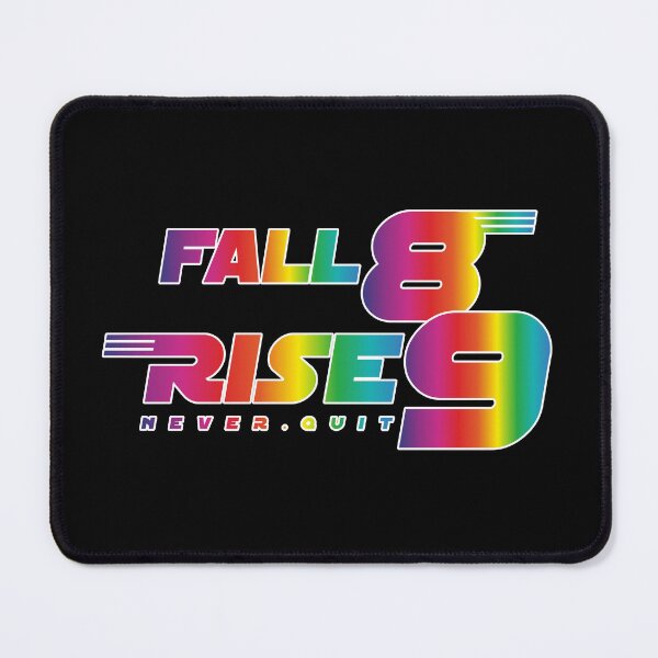 Item preview, Fall eight times, rise nine quote No7 rgb designed and sold by angelisart.
