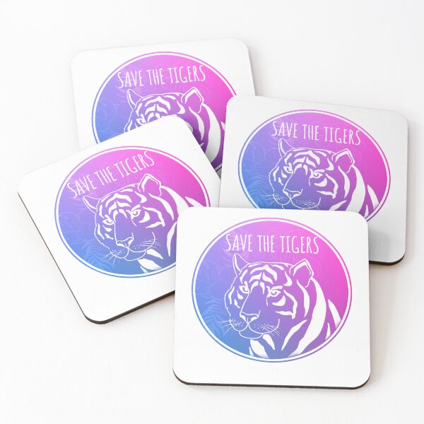 Item preview, Save the Tigers Colorful Design designed and sold by MoonDweller.