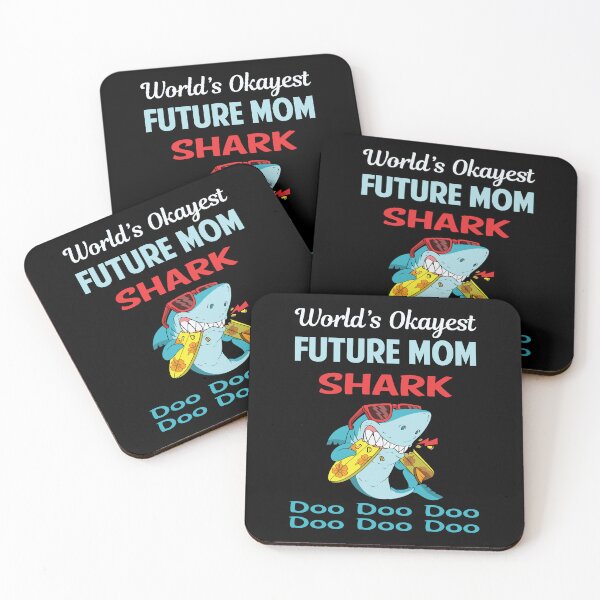 Item preview, Funny Shark FUTURE MOM designed and sold by StoreHornedFace.