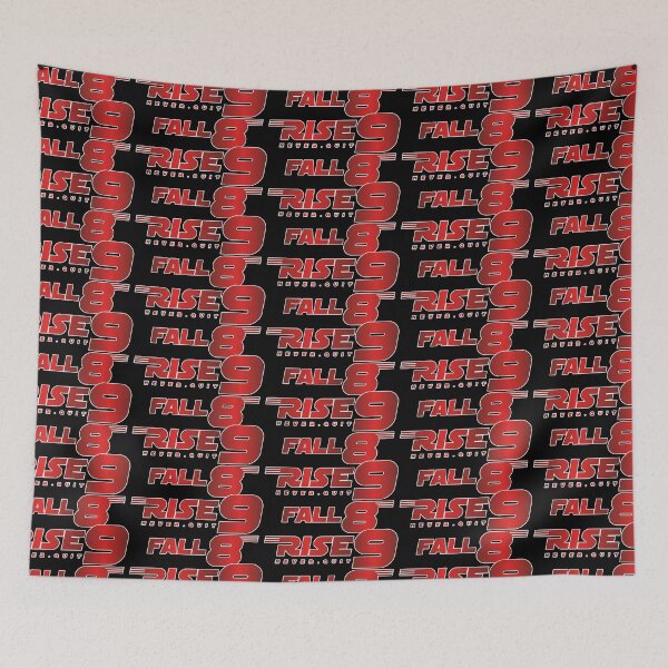Item preview, Fall eight times, rise nine quote No7 red designed and sold by angelisart.