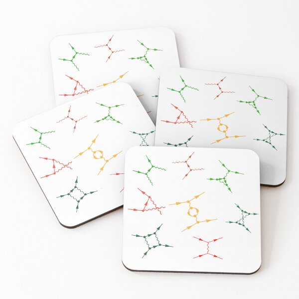 Item preview, Feynman diagrams with christmas vibes, quantum field theory and particle physics designed and sold by NoetherSym.