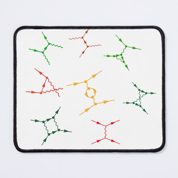 Item preview, Feynman diagrams with christmas vibes, quantum field theory and particle physics designed and sold by NoetherSym.