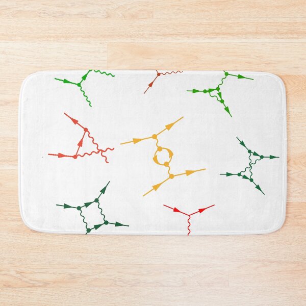Item preview, Feynman diagrams with christmas vibes, quantum field theory and particle physics designed and sold by NoetherSym.