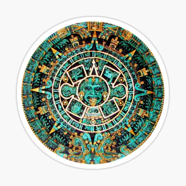 Aztekischer Kalender Sticker