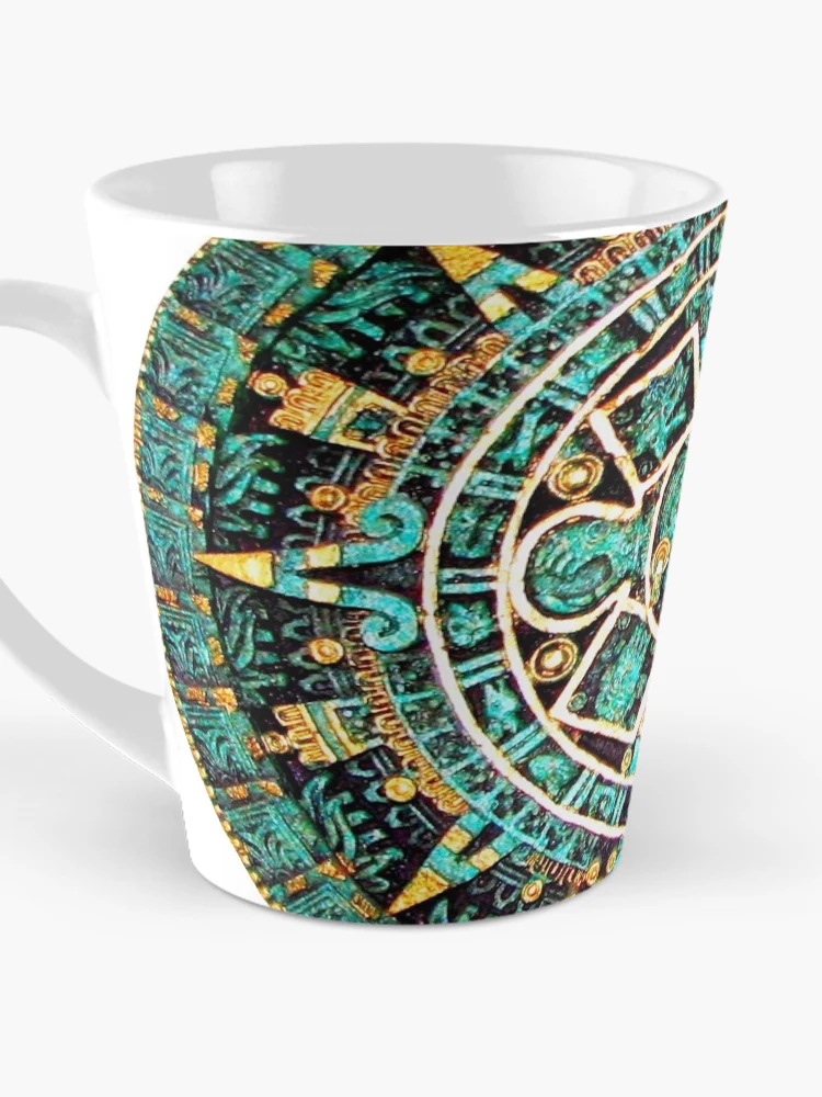 Thumbnail 3 of 4, Coffee Mug, Aztec Calendar designed and sold by WindsofJupiter.