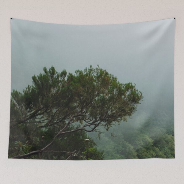 Item preview, Misty panorama in a madeiran forest designed and sold by Bandahack.