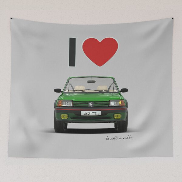 Item preview, I Love 205 RG designed and sold by LaPatteAModeler.