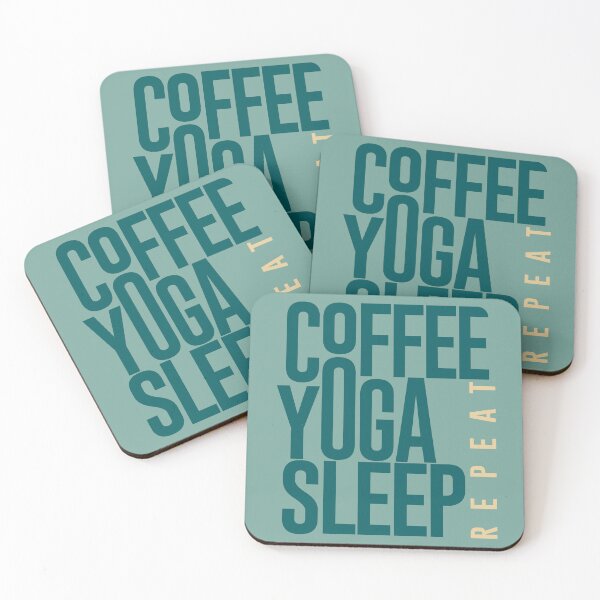 Item preview, Copy of Coffee Yoga Sleep Repeat designed and sold by SpecAli.