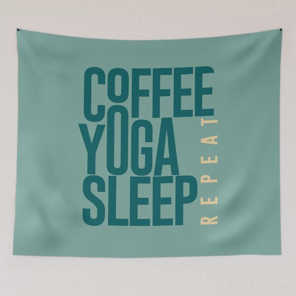 Item preview, Copy of Coffee Yoga Sleep Repeat designed and sold by SpecAli.