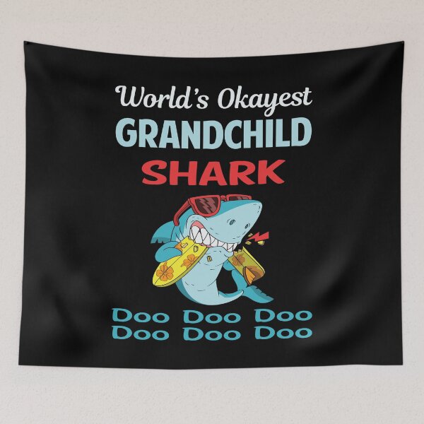 Item preview, Funny Shark GRANDCHILD designed and sold by StoreHornedFace.