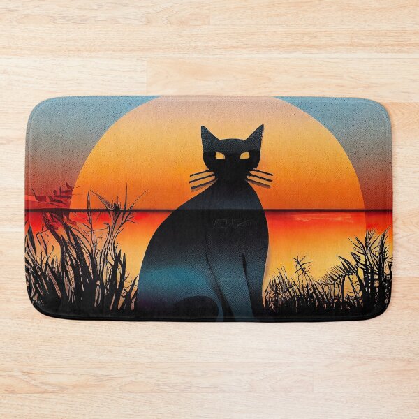 Item preview, Cute Cat Watching Sunset Sticker  designed and sold by TheCreativeFab.