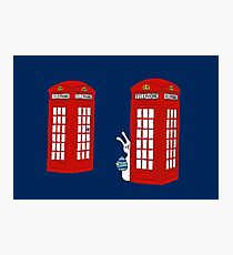 London Telephone Box and A Bunny Photographic Print