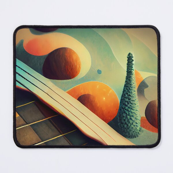Aperçu de l'œuvre Guitare surréaliste créée et vendue par KOTOdesign.