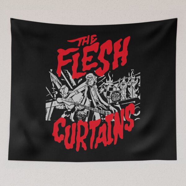 Item preview, Flesh Curtains designed and sold by StayWeirdStudio.