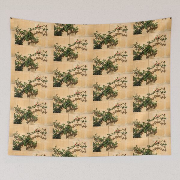 Item preview, Of Light and Shadow - Bougainvillea on a Timeworn Plaster Wall designed and sold by Georgia Mizuleva.